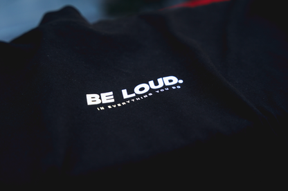 Black 'Be Loud' Crew Neck