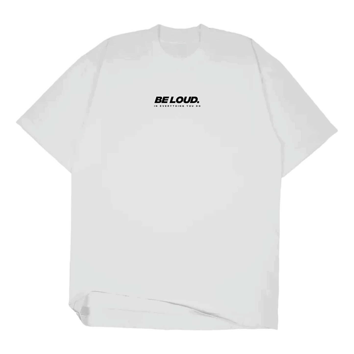 White 'Be Loud' Crew Neck