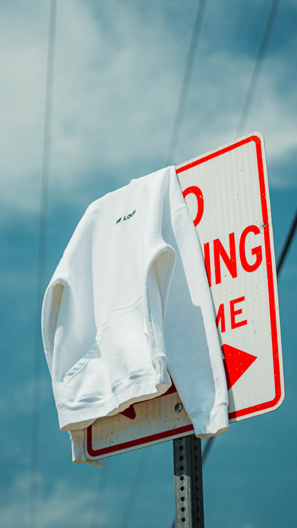 White 'Be Loud' Hoodie