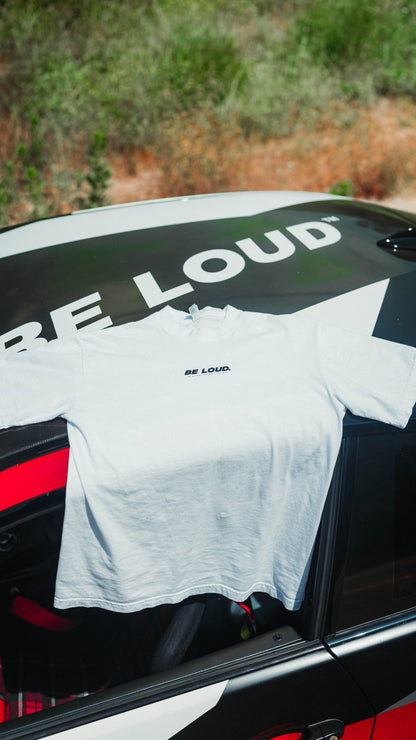 White 'Be Loud' Crew Neck