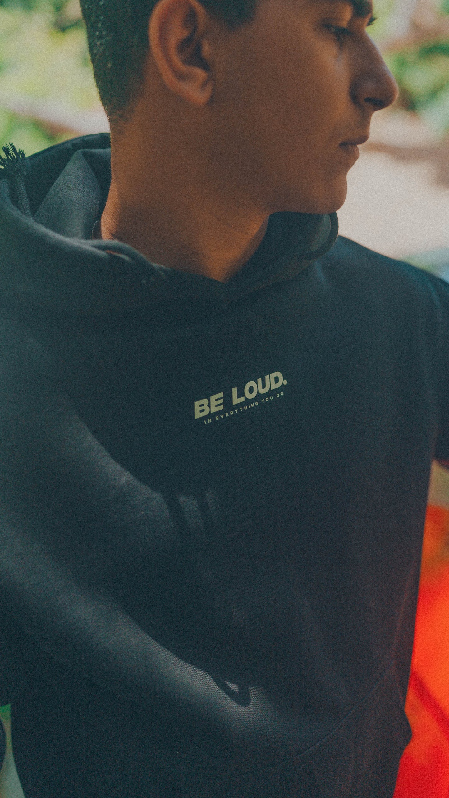 Black 'Be Loud' Hoodie